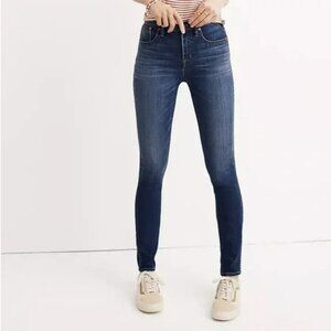 Madewell Tall 10” high rise skinny jeans Danny wash tencel denim - Size 23T